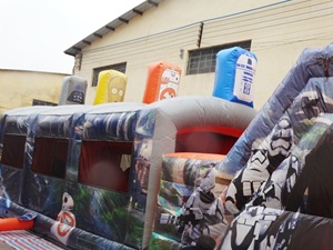 Vinilo divertido del castillo del campo de obstáculos inflable del tema de <span class=keywords><strong>Star</strong></span> Space War - Product Image 6