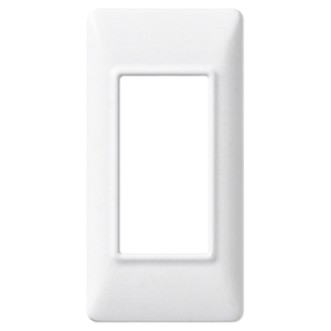 White Panel Plate 1M 5 In X 13 In For <b>Plugs</b> And <b>Sockets</b> - Product Image 1