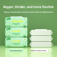 Lingettes pour bébé OEM avec logo personnalisé, 99,9% d'eau pure, hypoallergéniques, sans alcool, douces, non tissées, lingettes organiques pour bébés