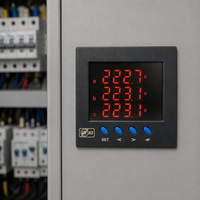 Medidor de Potencia Multifunción con Pantalla LED SEM7220 SEM9220 para Medición de Voltaje, Corriente, Potencia y Energía