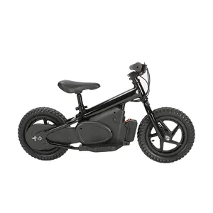 13 inch mini tire children electric bike, latest kids ebike balance bike trailer for kids