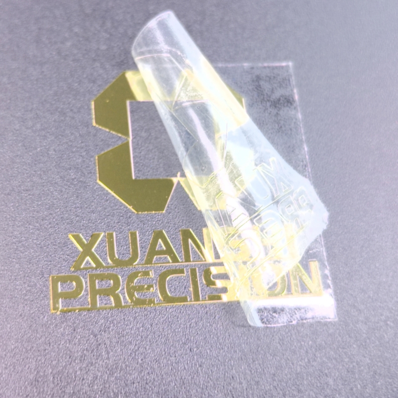 Custom Printed Waterproof Metal 3D Embossed Logo Stickers for Perfume Bottles
