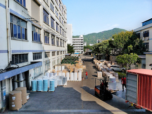 Giấy silicon phủ chống dính cuộn lớn màu vàng 40g 58g <span class=keywords><strong>60g</strong></span> 70g, giấy glassine màu xanh dương/vàng/trắng dùng làm nhãn - Product Image 6