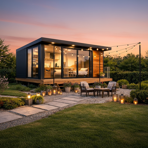 <span class=keywords><strong>Maison</strong></span> préfabriquée modulaire moderne avec design de cabane en bois, petite <span class=keywords><strong>maison</strong></span> sur roues, cabane portable <span class=keywords><strong>et</strong></span> abri de rangement - Product Image 5