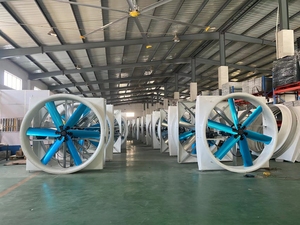 Ventilador de Extracción de Gran Tamaño para Granjas Lecheras Modernas, Motor IP55 220V/380V, Diseñado para Vacas, de Alto Rendimiento, Negativ - Product Image 3