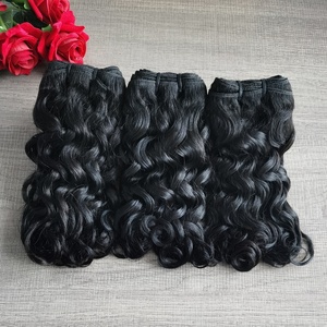 Soldes Exceptionnelles : Lots de Cheveux Humains Naturels Non Traités Ondulés (Water Wave) 18A, Cheveux Bruts de Donneur Unique, Extensions de Tissage Vierge - Product Image 3