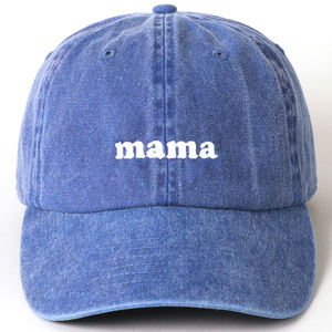 कपास धोया गया परेशान विंटेज पिताजी हैट्स स्पोर्ट्स कैप मामा कढ़ाई कस्टम बेसबॉल कैप - Product Image 2