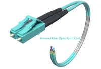 LC/UPC-SC/UPC SM LSZH 3mm SX 2M Gepanzertes Glasfaser-Überbrückung kabel aus Edelstahl Kostenloses Muster-Patchkabel