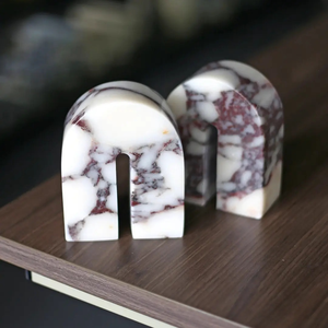 Bandeja de mármol Calacatta Viola moderna, vela impermeable pulida, joyería, plato de aperitivos para Hotel, mesa de fiesta, exhibición, decoración del hogar - Product Image 3