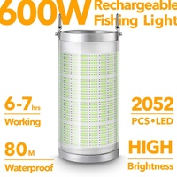 360 degrés Rechargeable Led pêche sous-marine lumière vert blanc bleu jaune attrayant leurre calmar LED poisson lumière
