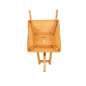Bac à fleurs rustique <span class=keywords><strong>en</strong></span> forme de brouette <span class=keywords><strong>en</strong></span> bois pour jardin extérieur, <span class=keywords><strong>pot</strong></span> <span class=keywords><strong>d</strong></span>écoratif pour patio, cour et pelouse - Product Image 6