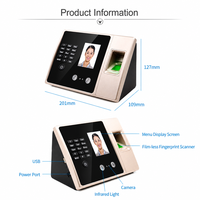 Máquina de Control de Asistencia con Reconocimiento Facial, Descarga USB, Huella Dactilar, PIN, Indicaciones de Voz Rápidas, para Empleados de Oficina