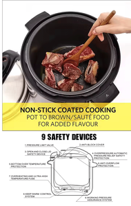 Marmite électrique <span class=keywords><strong>programmable</strong></span> en acier inoxydable Autocuiseurs électriques Revêtement antiadhésif Marmite intérieure Smart Rice Cooker - Product Image 5