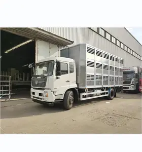 냉장고 유닛이있는 소형 동물 운송 트럭 치킨 베이비 운송 트럭