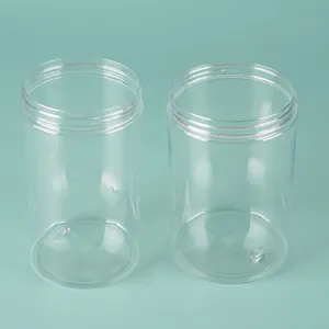 30g 60g 120g 200g Leerer Proben behälter Transparent PS PET Kunststoff Kosmetik creme Glas
