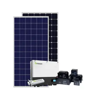 Granja de aves de corral alimentada por energía Solar, 10kw, 10000 vatios, Sistema Solar sin red, Kit de paneles PV, fácil instalación, juego completo, precio de 10kw