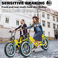 Bicicleta Eléctrica Hidoes E Bike Híbrida de Alto Rendimiento Hidoes C8 48v 700W Motor Potencia 17ah Batería de Litio Cuadro con Neumáticos Antipinchazos