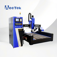 Machine de fraisage CNC 4 axes ATC avec commande Syntec, broche simple, changeur d'outils automatique pour bois/MDF, portes et armoires