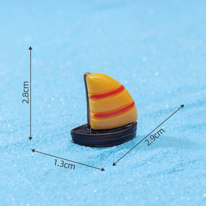 Miniaturas de Barcos en Oferta, Figuras de Resina de Veleros en <span class=keywords><strong>Miniatura</strong></span> para Decoración de Playa, Micropaisajes, Manualidades y Accesorios - Product Image 6