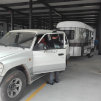 Remorque mobile OEM pour chevaux avec logement, chariot de transport de chevaux aux normes australiennes