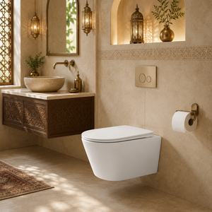 Conjunto <span class=keywords><strong>de</strong></span> Inodoro <span class=keywords><strong>de</strong></span> Cerámica con Tanque y Accesorios, Taza con Tanque para Baño - Product Image 3