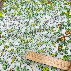 Tela de Seersucker 100% Algodón con Estampado Floral Estilo Jardín <span class=keywords><strong>Inglés</strong></span>, 80gsm, Tejido Arrugado <span class=keywords><strong>para</strong></span> Camisas y Vestidos - Product Image 5
