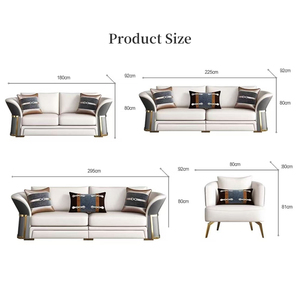 Set di Divani Componibili in Vera Pelle di Lusso Italiana, 1 2 3 Posti, Arredamento <span class=keywords><strong>per</strong></span> <span class=keywords><strong>Soggiorno</strong></span> <span class=keywords><strong>per</strong></span> Casa Moderna e Progetti di Villa - Product Image 5