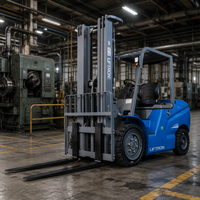Penanganan Material Beban Berat Jarak Sumbu Roda Panjang Penggerak Torsi Tinggi Liftron CPD35L 3500kg Truk Forklift Listrik