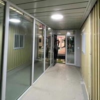 Maison conteneur pliable préfabriquée modulaire mobile installation facile logement temporaire