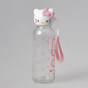 Bottiglia di acqua di vetro borosilicato libera di vendita calda BPA della fabbrica della cina per i bambini