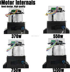 Direkt vom Hersteller: Federbelasteter 370W Schiebetorantrieb, 800KG Zugkraft, Toröffner-Set mit Soft-Stop und Fernbedienung - Product Image 2