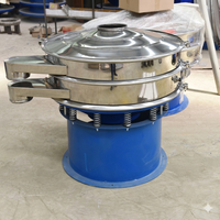 Tamis vibrant circulaire automatique à double couche personnalisable de 1000 mm, à moteur, pour la poudre de résine
