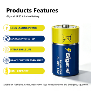 Pilas Alcalinas Gigacell Super Alkaline D, Paquete de 2, Alcalinas para Accesorios de Computadora, Flexibles y Potentes para Hogar Inteligente - Product Image 4