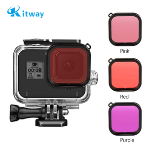 Phụ Kiện Máy Ảnh Lặn Dưới Nước Lọc Biển Bộ Lọc Cho GoPro Anh Hùng 8 Màu Đen - Product Image 1