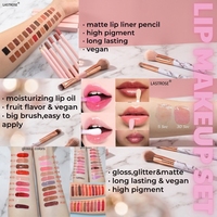 Gloss à lèvres transparent en gros, contenant cristallin, étiquette privée, logo personnalisé, gloss à lèvres transparent végétalien, gloss à lèvres waterproof
