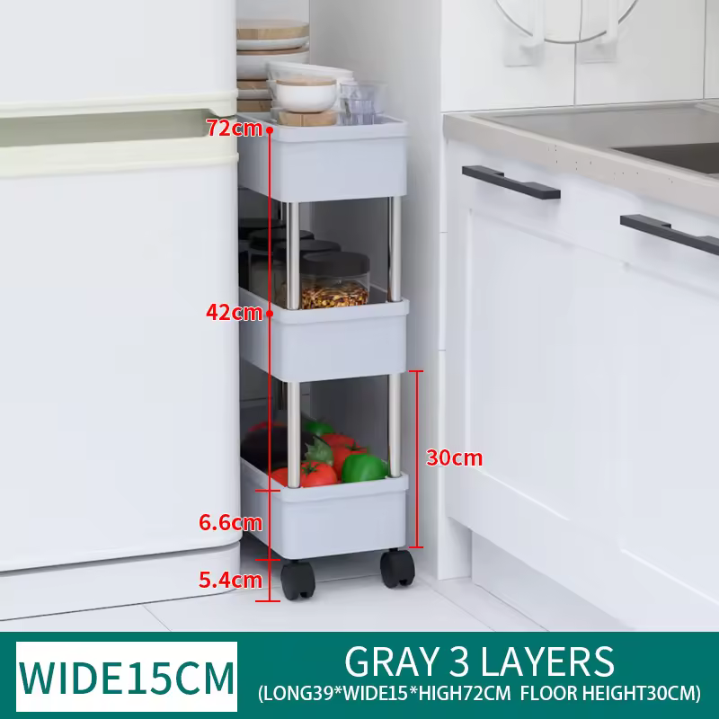 Section étroite grise à 3 couches