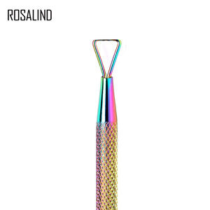 <span class=keywords><strong>Rosalind</strong></span> — accessoires pour manucure en acier inoxydable, fournitures d'ongles, tête en triangle coloré, repousse cuticule, vente en gros, dissolvant de gel - Product Image 5