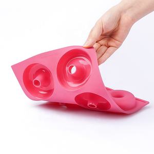 Sartén ecológica reutilizable de silicona con forma de donut de 6 cavidades para pastel, pan, <span class=keywords><strong>mantequilla</strong></span>, pastel de arroz, horneado, viene en bolsa OPP - Product Image 6