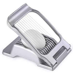 Aluminium Alloy <b>Egg</b> Slicer for Hard Boiled <b>Eggs</b> Heavy Duty Fruit <b>Egg</b> Cutter With Stainless Steel Wire - Product Image 1
