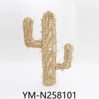 Plantes de simulation de décoration de maison, de magasin et de restaurant de cactus faits à la main en corde de papier respectueuse de l'environnement