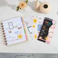 Papier décoratif imprimé sur mesure pour scrapbooking, autocollants pour journal, accessoires pour agenda, feuilles d'autocollants pour calendrier pour le Happy Planner