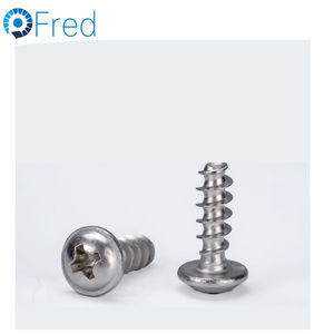 Tornillos Autorroscantes Phillips de Cabeza Plana K30 K35 K50, Rosca PT, Estilo Ovalado, Sistema Métrico, Acero Inoxidable, Acabado Liso, Clase 4.8 6.8 - Product Image 6