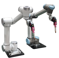 Afrika Selatan |   Mesin Las Laser Cobot 1500W 5kg 919mm ±0.03mm untuk Pengelasan Logam Produsen OEM