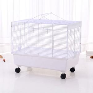 Gabbia Deluxe per Criceti con Base Profonda, Gabbia in Filo Metallico Dorato per Porcellini d'India e Altri Animali Domestici - Product Image 4