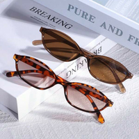2025 haute qualité UV400 nuances avec matériaux de lentille personnalisable mode oeil de chat forme plein cadre lunettes de soleil pour les femmes
