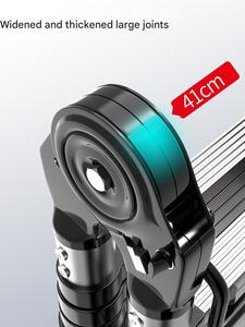 Safe and Secure Aluminum Folding <strong>Ladder</strong> with Non-Slip <strong>Rungs</strong> 5-Step Manual <strong>Lock</strong> 300kg Load Capacity Anti-Rust for Home Use - Product Image 4