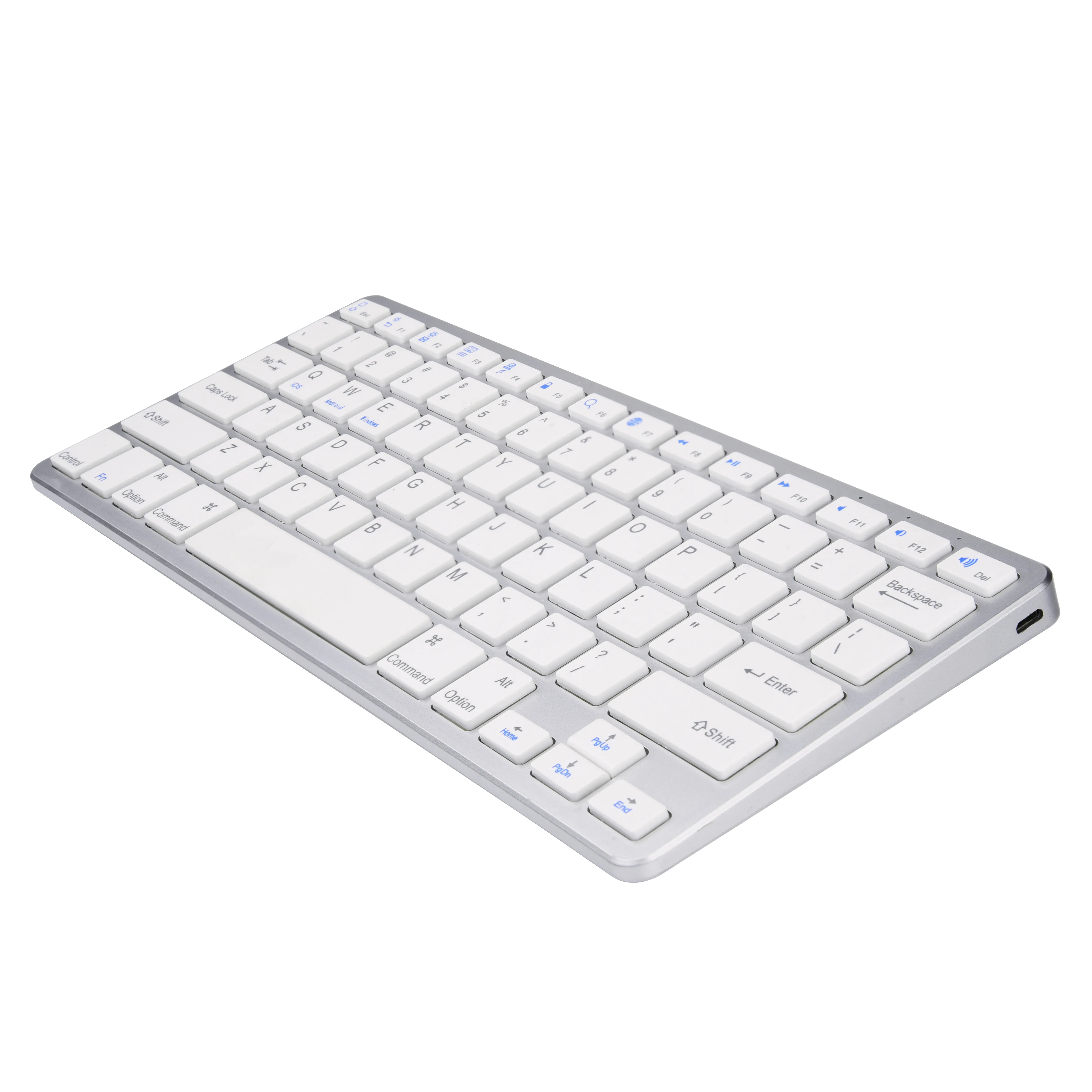 China factory Price portable Mini 78 Keys wireless keyboard Scissors Foot for IOS Windows Mac home Laptops office