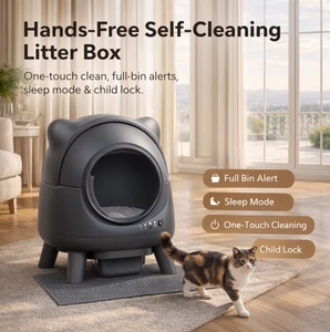 Caja de arena automática para mascotas de 50L con bloqueo infantil y sensor de seguridad infrarrojo para gatos de todas las edades - personalización disponible - Product Image 6