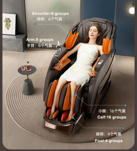 VCT Luxus 4D Shiatsu Ganzkörper-Massagesessel Zero Gravity Liegesessel mit SL-Schiene & Fußmassage Shiatsu-Massagesessel - Product Image 6