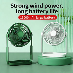 Nouveau ventilateur de bureau mini portable rechargeable avec veilleuse - Product Image 2